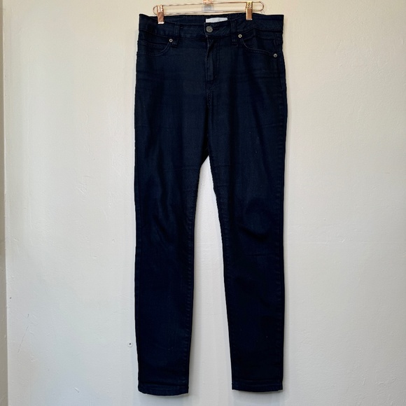 OM | High Rise Boy Zip Black Twill Skinny Jeans - Picture 3 of 15